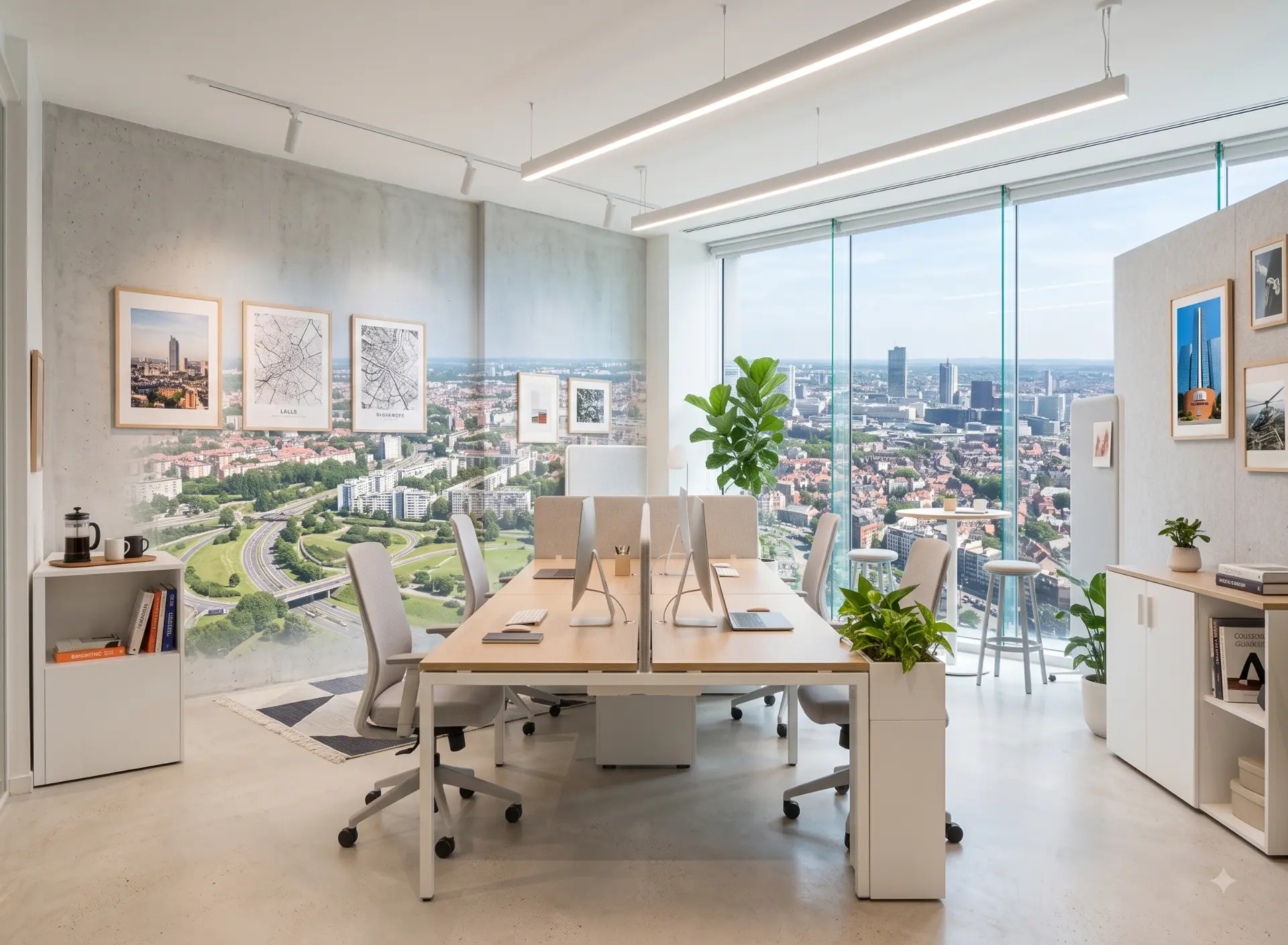 Plateau de bureaux libre à aménager
